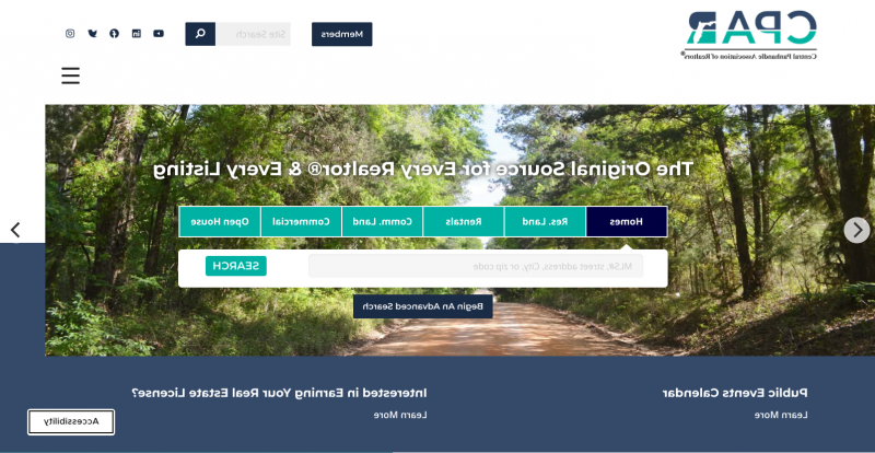 Central Panhandle Associations of Realtors Website